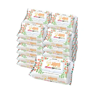 【bab 培寶】超厚柔護手口臉濕巾80抽(24包)