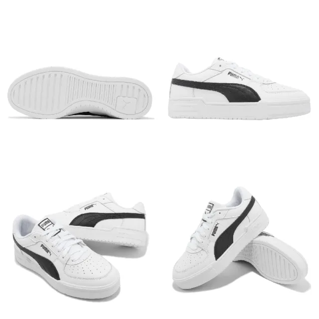 【PUMA】休閒鞋 CA Pro Classic 男鞋 女鞋 白 黑 復古 皮革 微厚底 小白鞋(38019003)