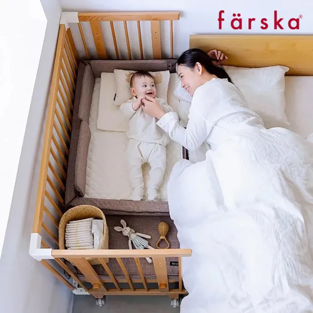 【Farska】童趣森林5合1嬰兒旗艦大床 豪華大全配(大床+13件床墊組+延伸床墊)