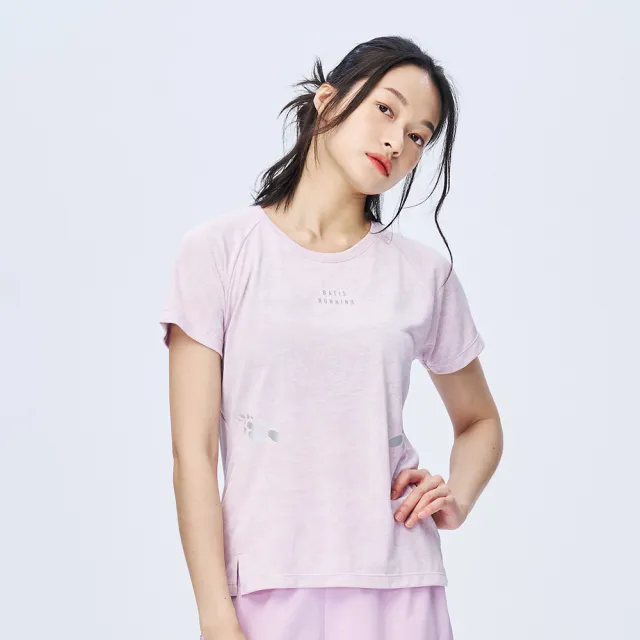 【BATIS 巴帝斯】慢跑速乾機能短T - 女 - 兩色(採用輕量化面料)