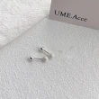 【UME.Acce】S999純銀磨砂4MM圓珠轉珠耳環(S999純銀 S999純銀耳環 轉珠耳環 鎖珠耳環 圓珠耳環)