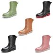 【JP Queen New York】時尚有型女士中筒雨靴雨鞋(5色可選)