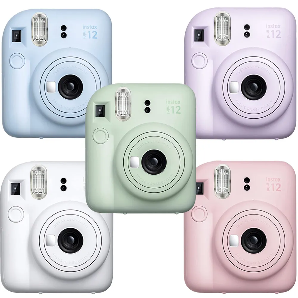 【FUJIFILM 富士】instax mini 12 拍立得--公司貨(束口袋+底片+相片套+相本)