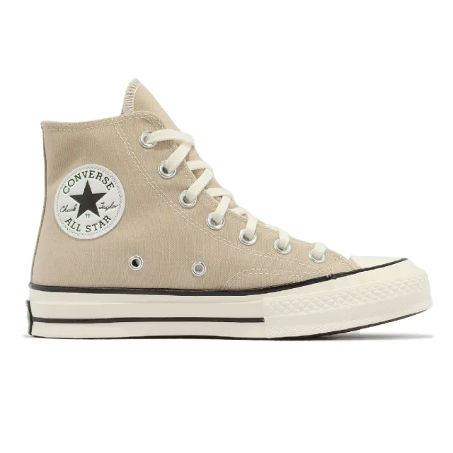 【CONVERSE】帆布鞋 Chuck 70 HI 男鞋 女鞋 奶茶色 高筒 奶油底 1970 三星 黑標 休閒鞋(A03446C)