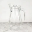 【CITY STAR】家用玻璃鑽石冷水壺設計五件套(鑽紋壺+鑽紋水杯)