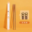 【LINE FRIENDS】熊大兔兔造型原木筷筷子