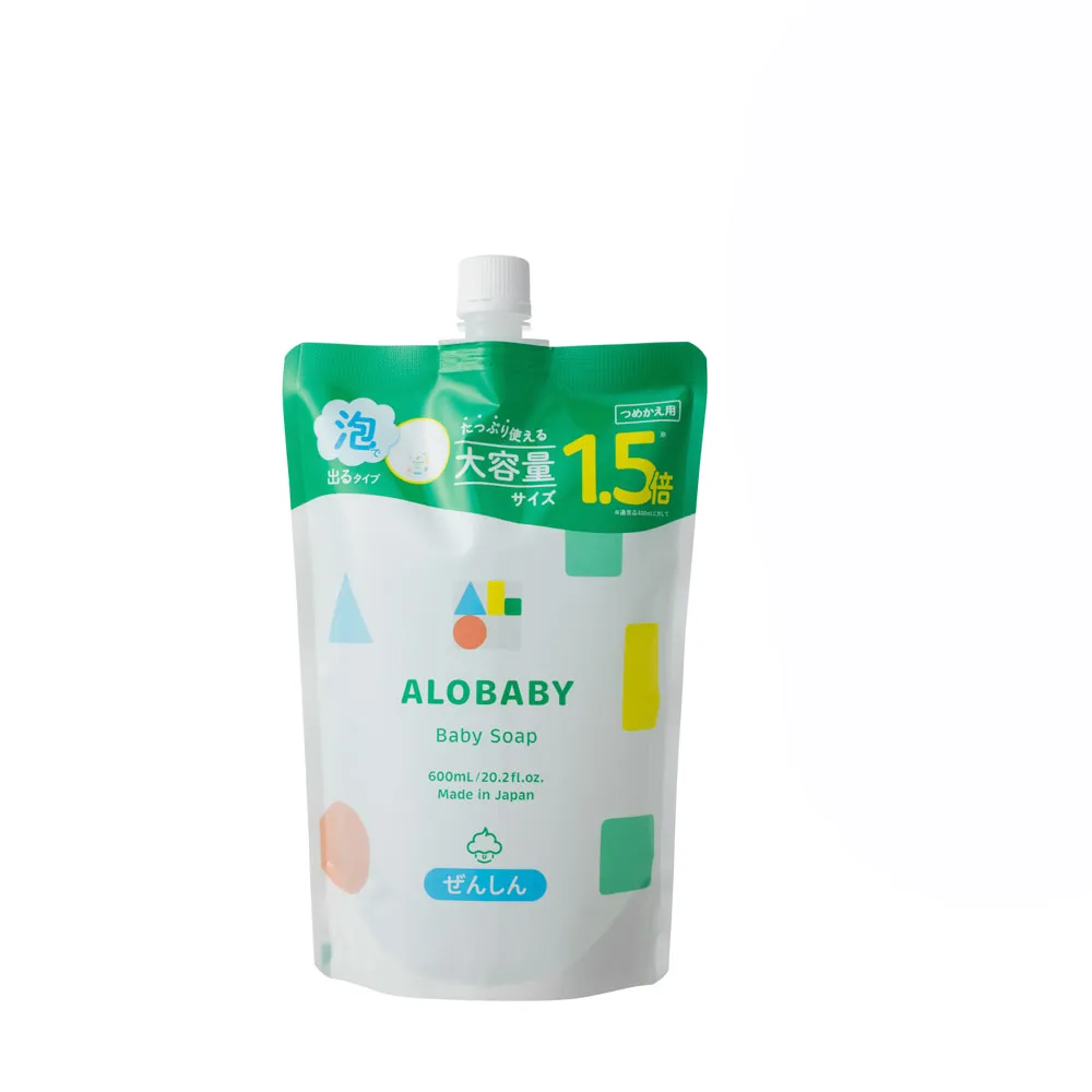 【ALOBABY】寶寶晚安洗髮沐浴乳(補充包 ECOCERT有機認證 99%天然植物成份來源)