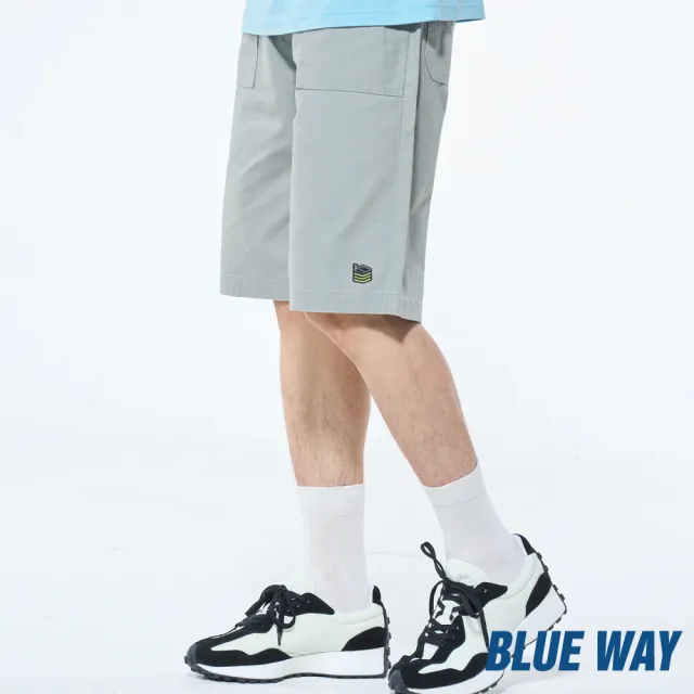 【BLUE WAY】男裝 原色繡花 短褲 - BLUE WAY
