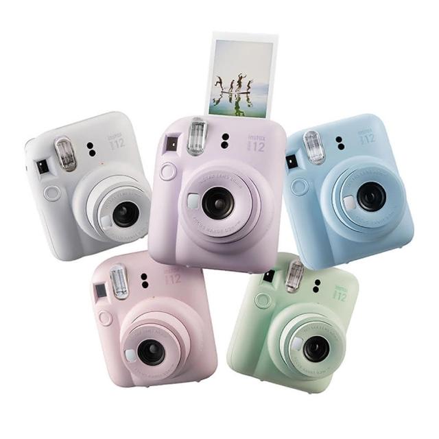 【FUJIFILM 富士】instax MINI 12 拍立得(公司貨-贈專屬束口袋)