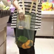 【東京 Ito】便攜掛式購物儲物環保收納網袋(水果 蔬菜 洋蔥 大蒜 鏤空透氣 結實 買菜 新鮮)