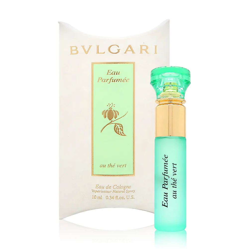 【BVLGARI 寶格麗】綠茶中性古龍水 EDC 10ml(平行輸入)