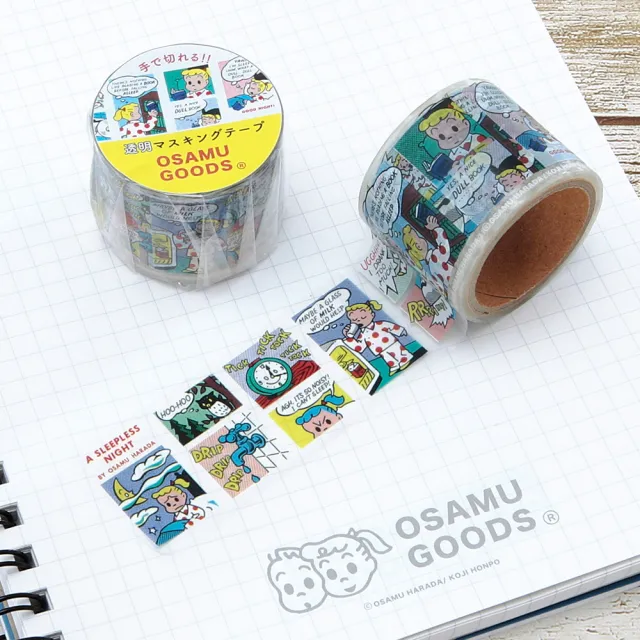 【GAKKEN】原田治 OSAMU GOODS 可撕透明膠帶 霧透膠帶 漫畫(文具雜貨)