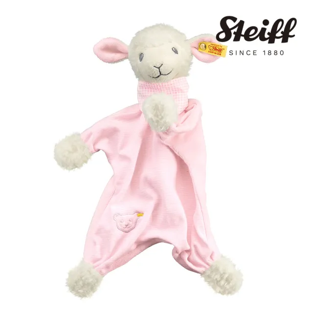 【STEIFF】Sweet Dreams Lamb 晚安小羊 安撫巾&手搖鈴(安撫彌月禮盒)
