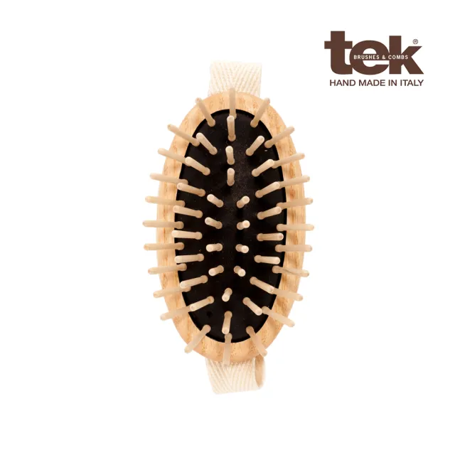 【tek】天然梣木按摩梳 握握梳(按摩梳/氣墊梳/頭皮按摩)