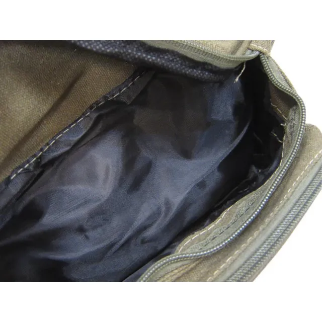 【SNOW.bagshop】雙11 腰包中容量(主+外袋共六層腰背肩背斜側背防水包 帆布44腰圍)