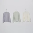 【MASTINA】荷葉領設計雪紡長袖襯衫(藍 白 綠/魅力商品)