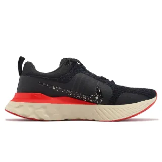 【NIKE 耐吉】慢跑鞋 React Infinity Run FK 3 男鞋 黑 紅 運動鞋 路跑 緩震(DZ3014-002)