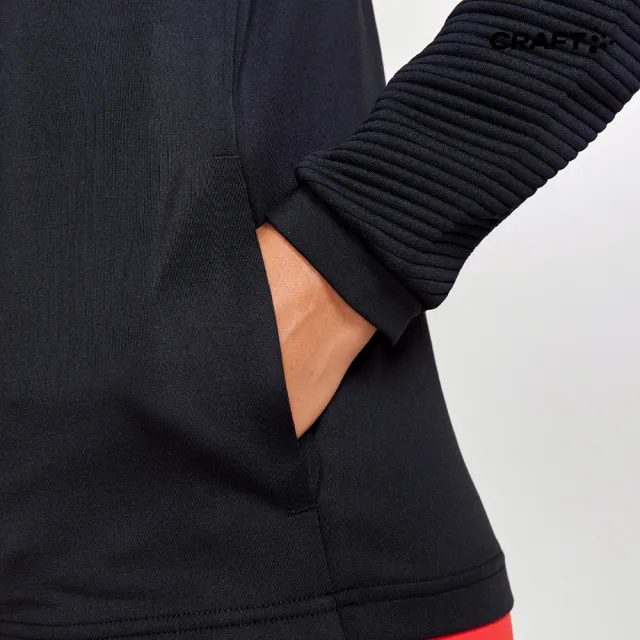 【CRAFT】女 ADV HIT ZIP HOODIE W 連帽拉鍊外套(1912470-999000)