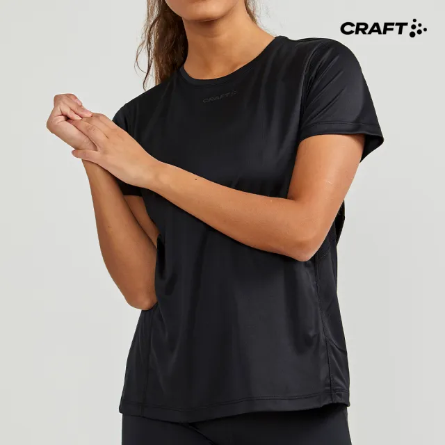 【CRAFT】女 ADV ESSENCE SS TEE W 運動上衣(1909984-999000)
