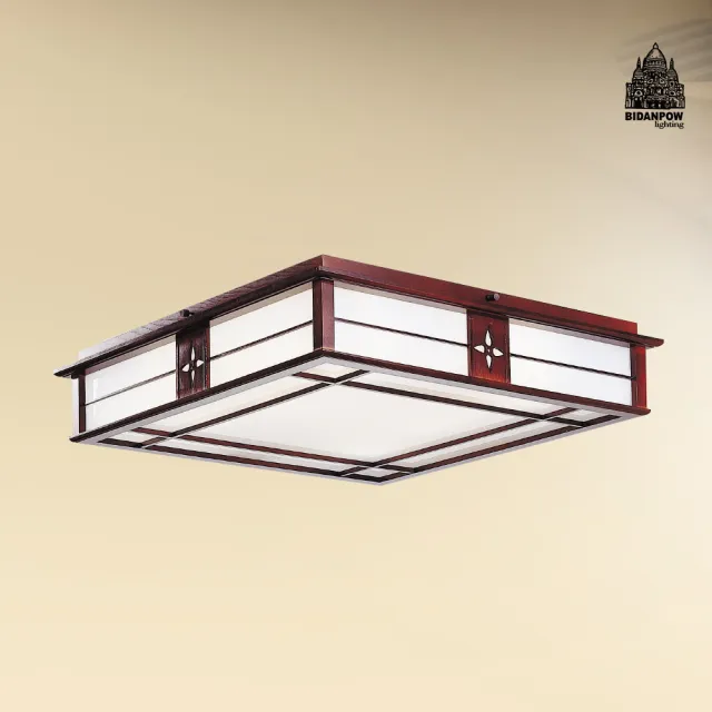 【必登堡】霍爾吸頂燈 60cm B574183A(客廳燈/廚房燈/臥室燈/玄關燈/復古/藝術/LED/新古典風)