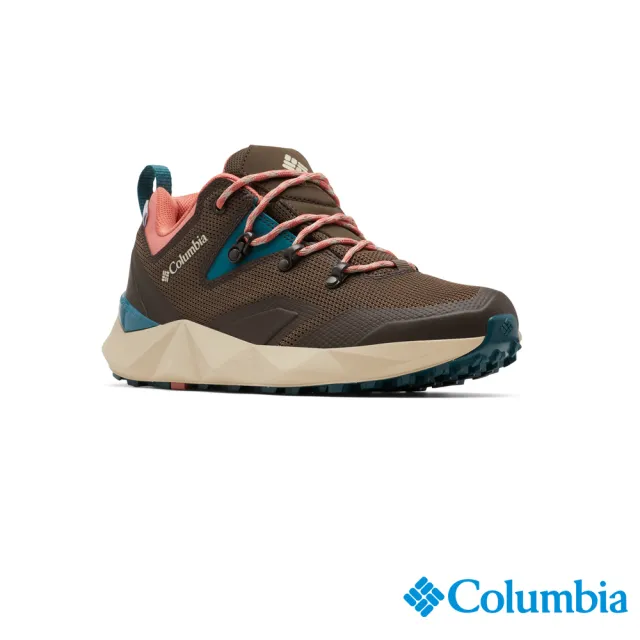 【Columbia 哥倫比亞官方旗艦】女款- FACET™60 OutDry防水超彈力健走鞋-深棕(UBL18210AD / 2023春夏)