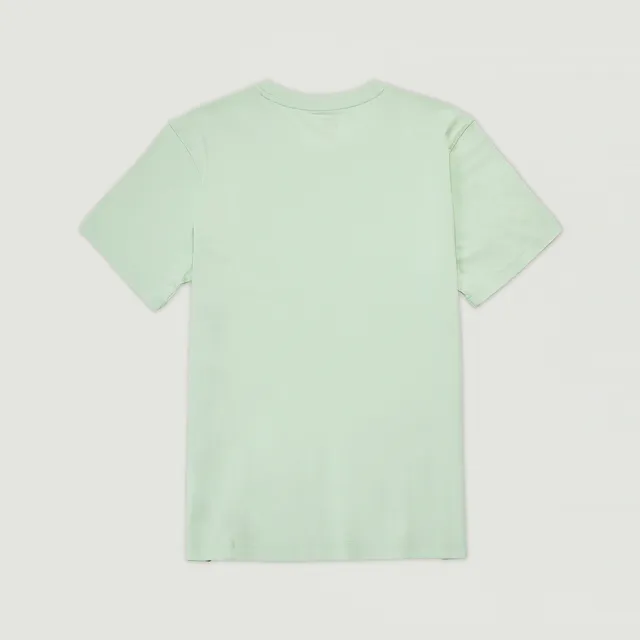 【Hang Ten】男裝-REGULAR FIT BCI純棉加州熊主題印花T恤(淺綠)