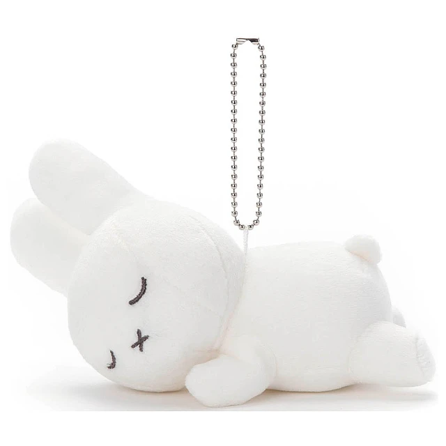 【T-ARTS】MIFFY 米飛兔 睡覺好朋友珠鍊吊飾 米飛兔 白(卡通 人偶)