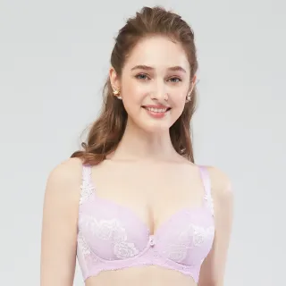 【Swear 思薇爾】買一送一2件組玫瑰花戀系列A-B罩模杯蕾絲包覆女內衣(隨機出貨)