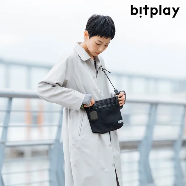 【bitplay】Wander Pack 2L 全境隨身小包 - 黑色(斜背包 隨身包 戶外 輕便 露營 防水 機能 輕便 防風)