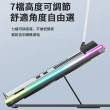 【諾西】F36 超薄炫彩筆電散熱器 五風扇筆電支架(7段調節/液晶屏顯示)