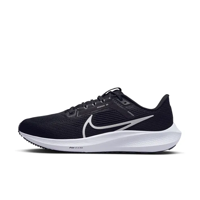 【NIKE 耐吉】慢跑鞋 男鞋 運動鞋 緩震 AIR ZOOM PEGASUS 40 黑 DV3853-001