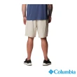 【Columbia 哥倫比亞 官方旗艦】男款-Coral Ridge™防曬UPF50快排短褲-卡其(UAE50800KI / 2023春夏)