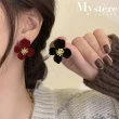 【my stere 我的時尚秘境】現貨-新品-唯美立體絲絨花朵耳環(S925銀針 優雅輕奢  絲絨花)