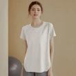 【巴黎精品】瑜珈服運動T恤(寬鬆跑步罩衫健身女休閒服4色a1bb5)