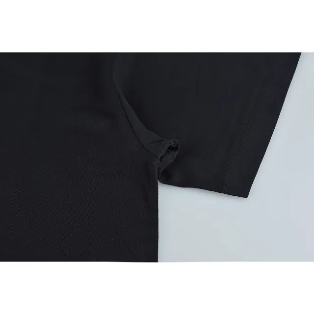 【MM6 MAISON MARGIELA】MM6 Maison Margiela 白字LOGO純棉短袖T恤(女款/黑)