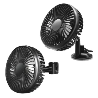 【Mr.U 優先生】汽車兩用 USB風扇 吸盤式/椅背款 兩款可選(汽車風扇 後座風扇 多角度送風)