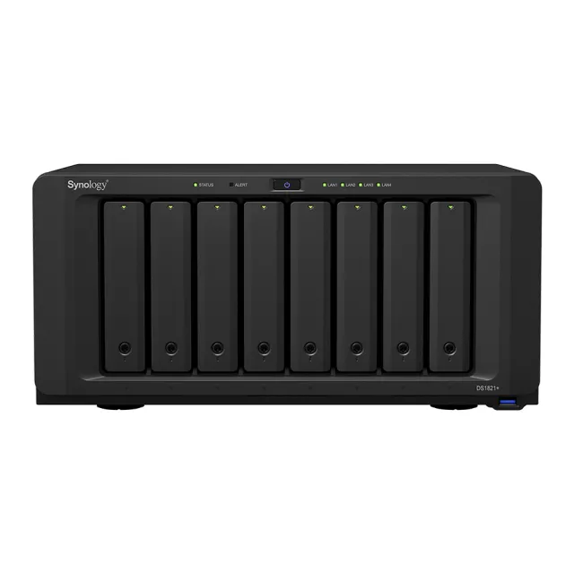 【Synology 群暉科技】搭 HAT3300 6TB x2  ★ DS1821+ 8Bay NAS 網路儲存伺服器