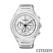 【CITIZEN 星辰】Eco-Drive 超級鈦三眼計時腕錶(CA4021-51A)