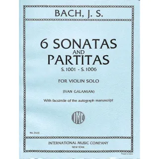 【Kaiyi Music 凱翊音樂】巴哈六首小提琴獨奏的奏鳴曲 S.1001-1006 Bach Six Sonatas and Partitas