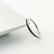 【Niloe】黑尖晶石純銀尾戒 指耀華麗 組合戒系列 女款創新設計(925純銀 尾戒 對戒 多尺寸)
