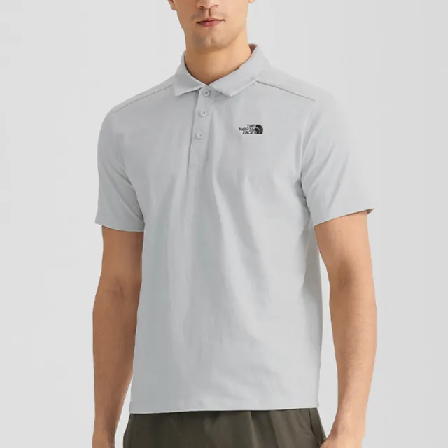 The North Face】北臉上衣男款短袖上衣運動POLO衫M MFO S/S COTTON