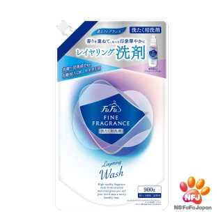 【日本FaFa】香水系列抗菌洗衣精補充包900g(日本製)