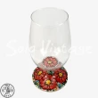【SOLO 波蘭陶】Vena 波蘭陶 500ML 玻璃杯 嫣花紅系列