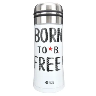 【agnes b】TO B BORN 不鏽鋼保溫瓶(白)
