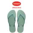 【havaianas 哈瓦仕】拖鞋 女鞋 夾腳拖 閃亮 Slim Sparkle II 綠 4146937-1809W(哈瓦士)