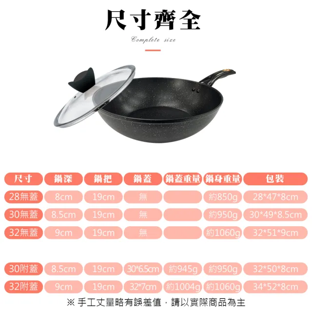 【CLARE 可蕾爾】典鑽鑄造不沾炒鍋30cm無蓋 台灣製造(適用IH及各式爐具)