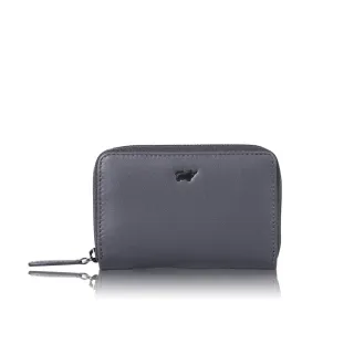 【BRAUN BUFFEL 德國小金牛】台灣總代理 路西奧 拉鍊零錢包-深藍色(BF399-161-DB)
