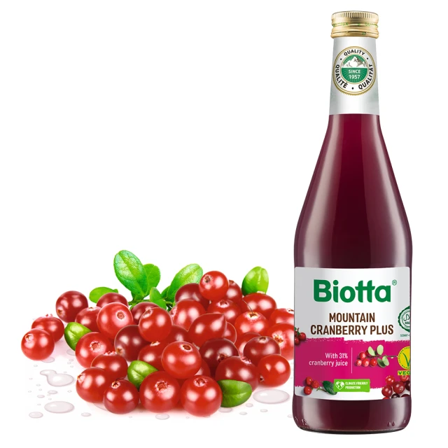 【Biotta百奧維他】蔓越莓配方果汁500ml x6入