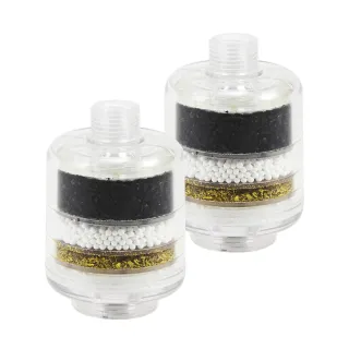 【生活采家】攜帶型交叉導水淋浴除氯過濾器_2入(#99283)