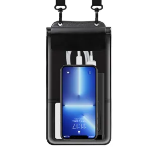 【SUNORO】加大外送專用手機防水袋 掛繩手機防水包 密封防水套